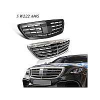 Μπροστινή μάσκα AMG Mercedes S Class W222 2013-2020 μαύρο ή γκρι DMb48/49 - Sellzone.bg Μπροστινή μάσκα AMG Mercedes S Class W222 2013-2020 μαύρο ή γκρι DMb48/49